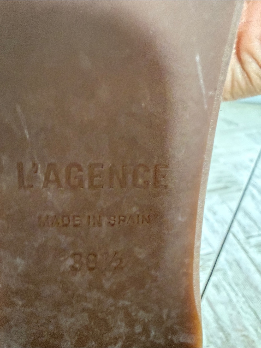 L'AGENCE Nude Blush Suede Espadrille Wedge Sandals - Picture 11 of 11